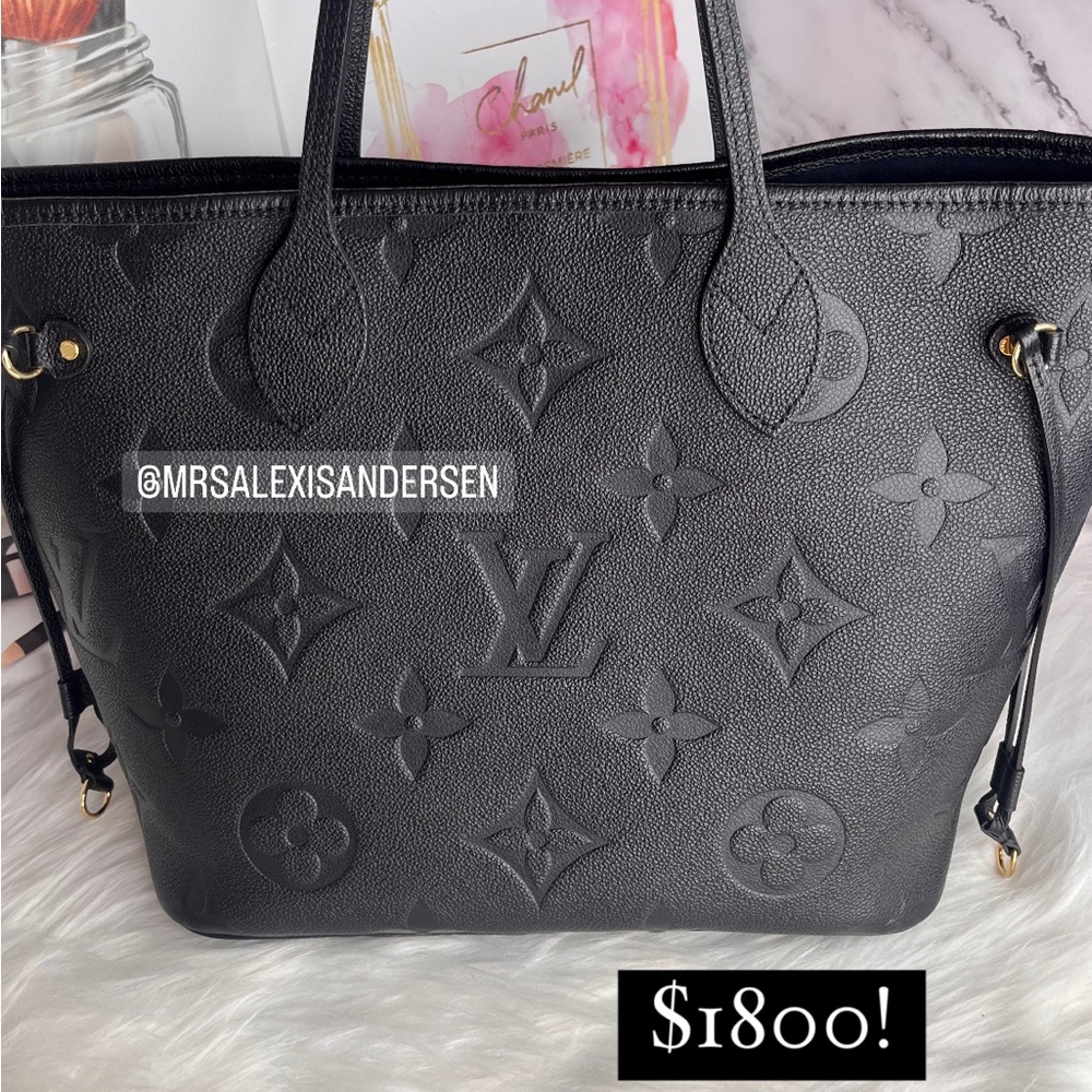 Noir (black) Empriente Neverfull MM in new condition! Only $1800🖤